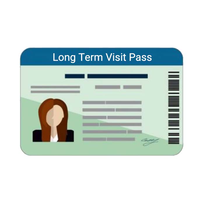 long term visit pass has fin number